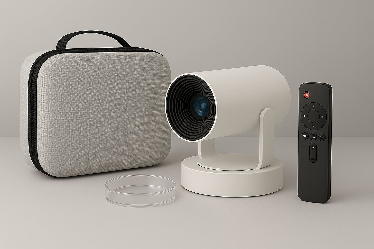 Vidéo projecteur, housse, lunette de protection